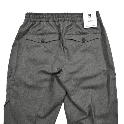 25 - 26AW PT TORINO Active "THETA" 高機能ストレッチウール ドローコード付きテックカーゴパンツ (TECHNO WASHABLE WOOL)｜425611 - 44｜GUARDAROBA MILANO OFFICIAL STORE