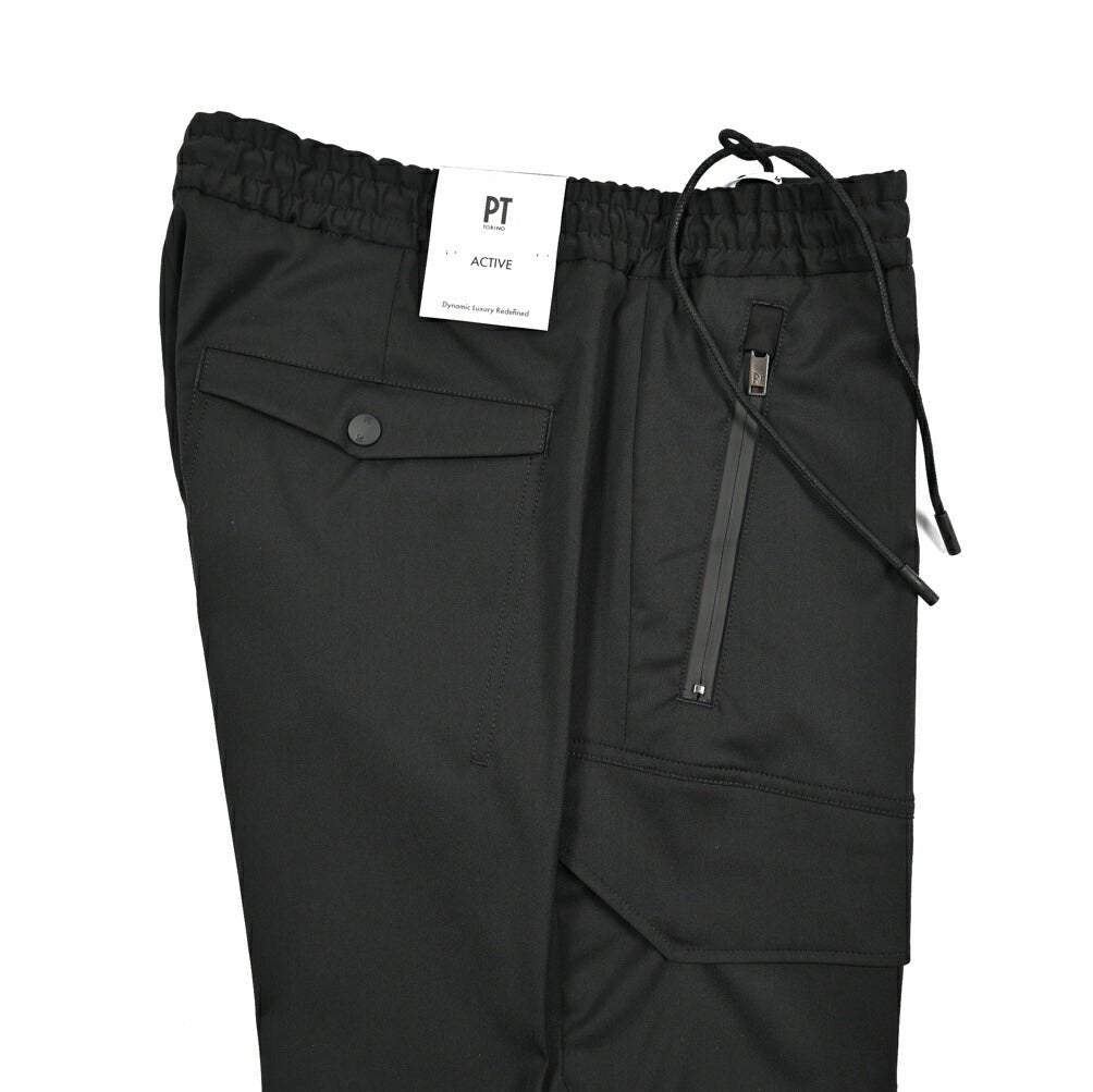 25 - 26AW PT TORINO Active THETA 高機能ストレッチウール イージーカーゴパンツ TECHNO WASHABLE WOOL｜430883｜GUARDAROBA MILANO OFFICIAL STORE