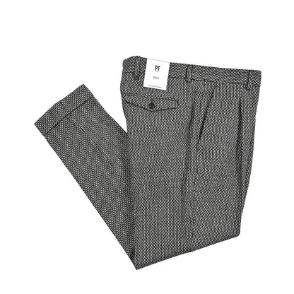 25 - 26AW PT TORINO Edge "REBEL FIT" ヴァージンウール100% ワンタックリラックステーパードパンツ｜425636 - 44｜GUARDAROBA MILANO OFFICIAL STORE