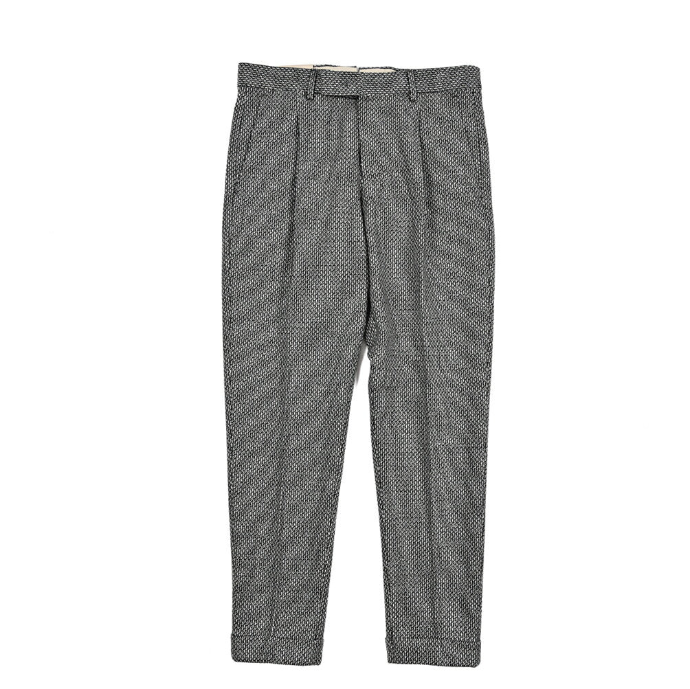 25 - 26AW PT TORINO Edge "REBEL FIT" ヴァージンウール100% ワンタックリラックステーパードパンツ｜425636 - 44｜GUARDAROBA MILANO OFFICIAL STORE