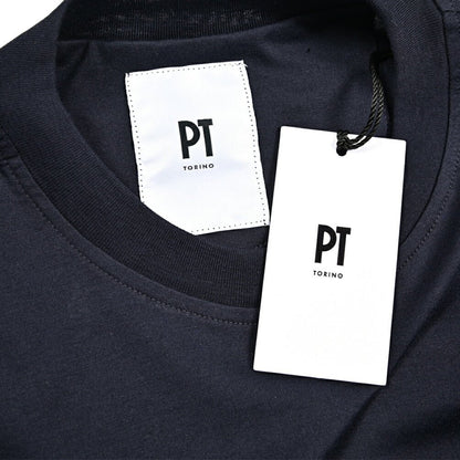 25 - 26AW PT TORINO シルク混コットン クルーネック半袖Tシャツ｜426601 - 44｜GUARDAROBA MILANO OFFICIAL STORE