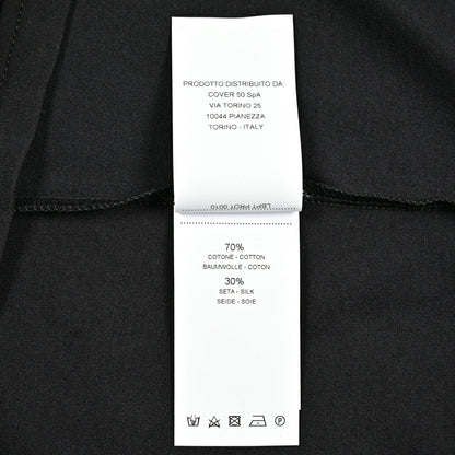 25 - 26AW PT TORINO シルク混コットン クルーネック半袖Tシャツ｜426624 - 44｜GUARDAROBA MILANO OFFICIAL STORE