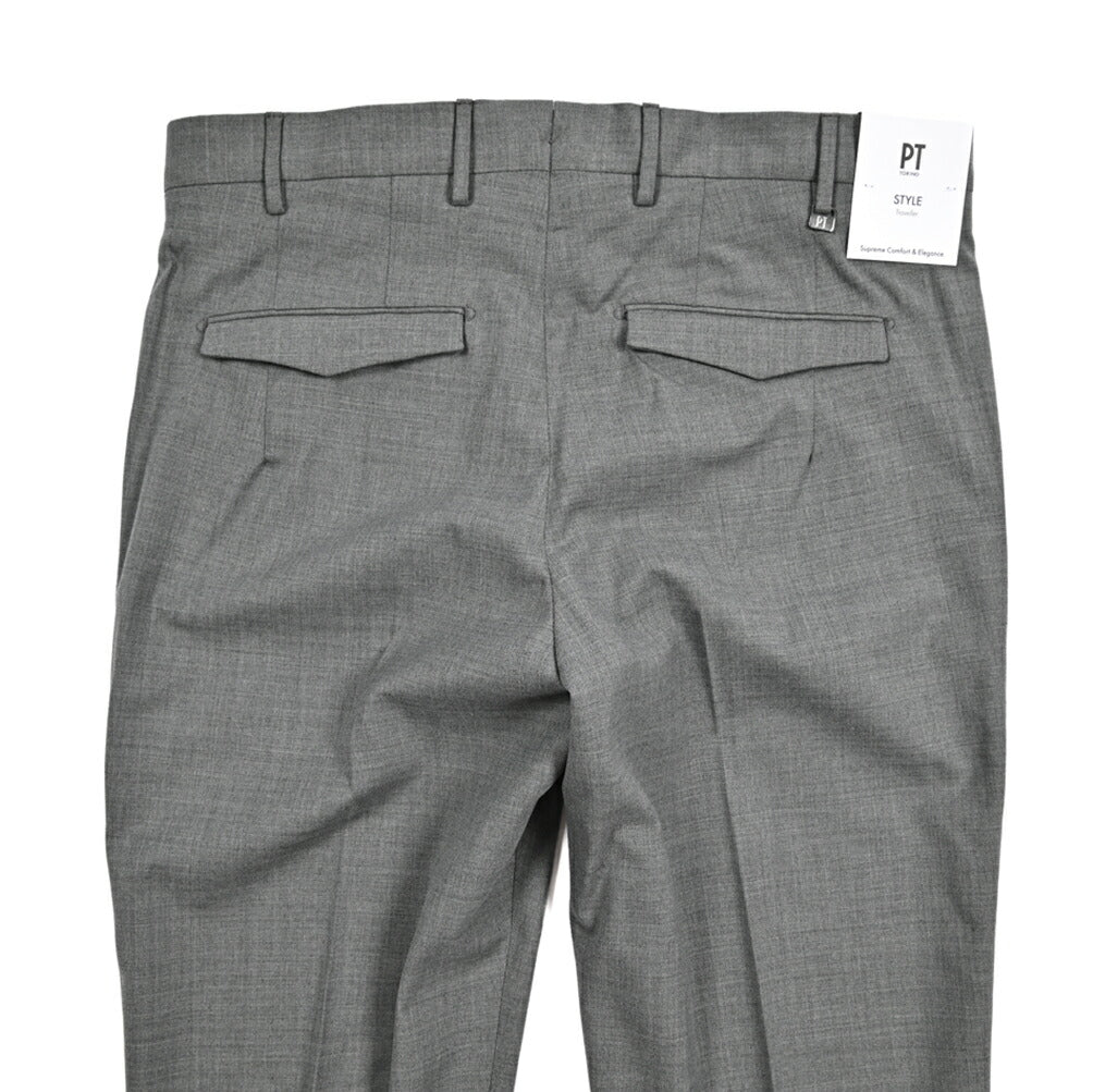 25 - 26AW PT TORINO TRAVELLER "MASTER FIT" ストレッチウール テーパードスラックス｜426413 - 44｜GUARDAROBA MILANO OFFICIAL STORE