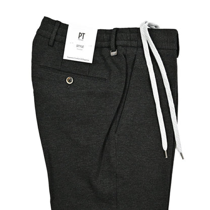 25 - 26AW PT TORINO Traveller "SLIM FIT" ポンチジャージー ドローコード付きイージースラックス｜425486 - 44｜GUARDAROBA MILANO OFFICIAL STORE