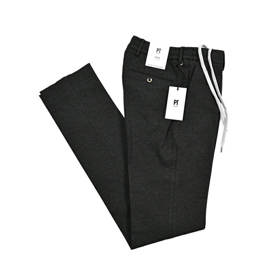25 - 26AW PT TORINO Traveller "SLIM FIT" ポンチジャージー ドローコード付きイージースラックス｜425486 - 44｜GUARDAROBA MILANO OFFICIAL STORE