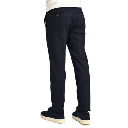 25 - 26AW PT TORINO Traveller "SLIM FIT" ポンチジャージー ドローコード付きイージースラックス｜425511 - 44｜GUARDAROBA MILANO OFFICIAL STORE
