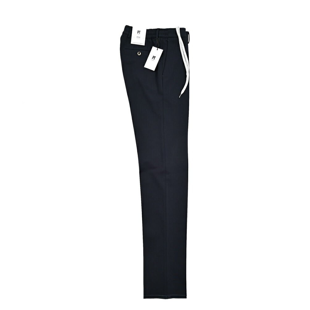 25 - 26AW PT TORINO Traveller "SLIM FIT" ポンチジャージー ドローコード付きイージースラックス｜425511 - 44｜GUARDAROBA MILANO OFFICIAL STORE
