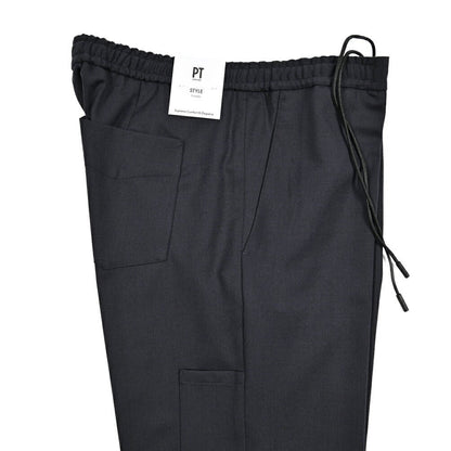 25 - 26AW PT TORINO TRAVELLER "SOFT FIT" 高機能ウール ドローコード付きイージースラックス (TECHNO WASHABLE WOOL)｜426314 - 44｜GUARDAROBA MILANO OFFICIAL STORE