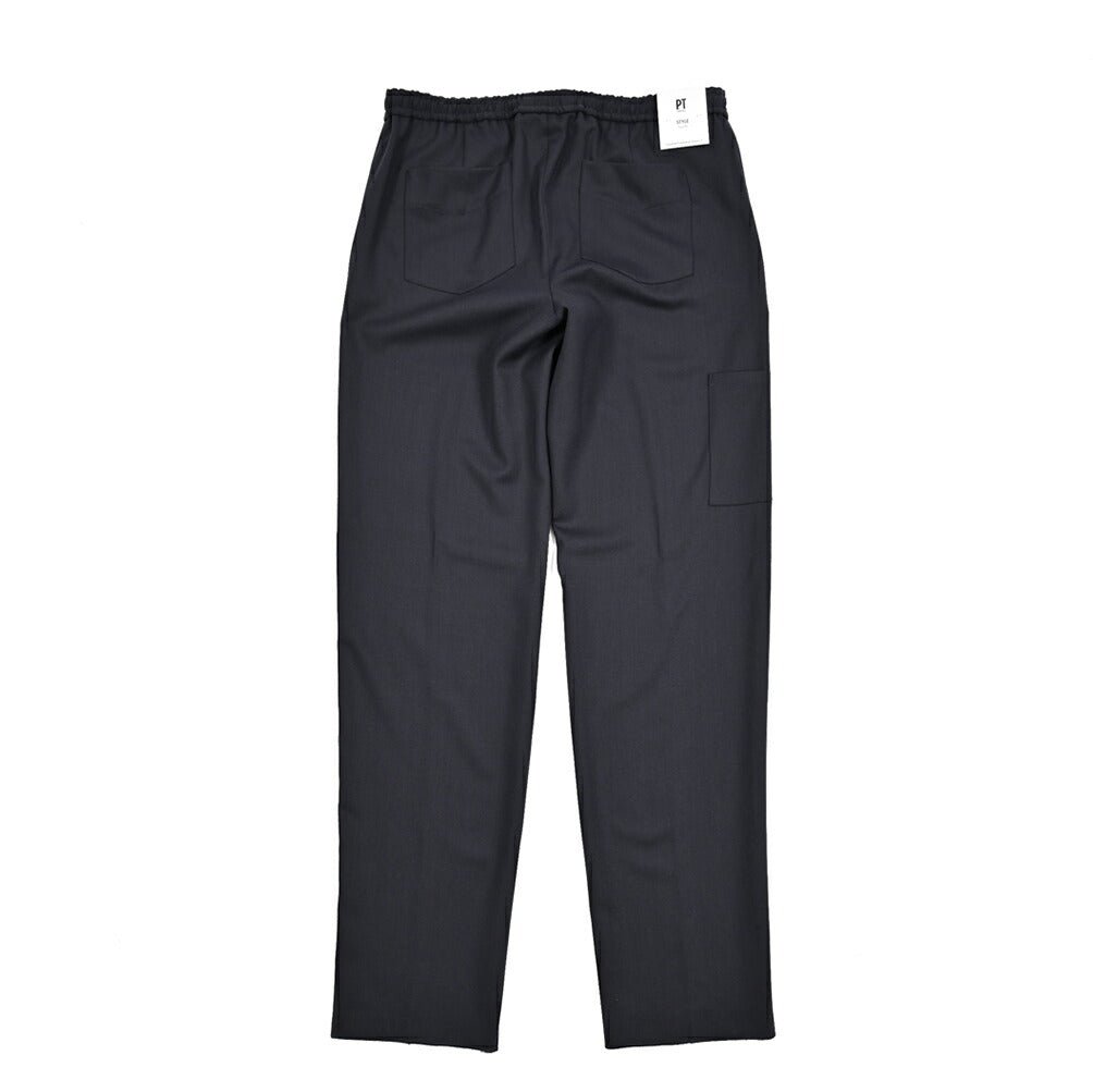 25 - 26AW PT TORINO TRAVELLER "SOFT FIT" 高機能ウール ドローコード付きイージースラックス (TECHNO WASHABLE WOOL)｜426314 - 44｜GUARDAROBA MILANO OFFICIAL STORE