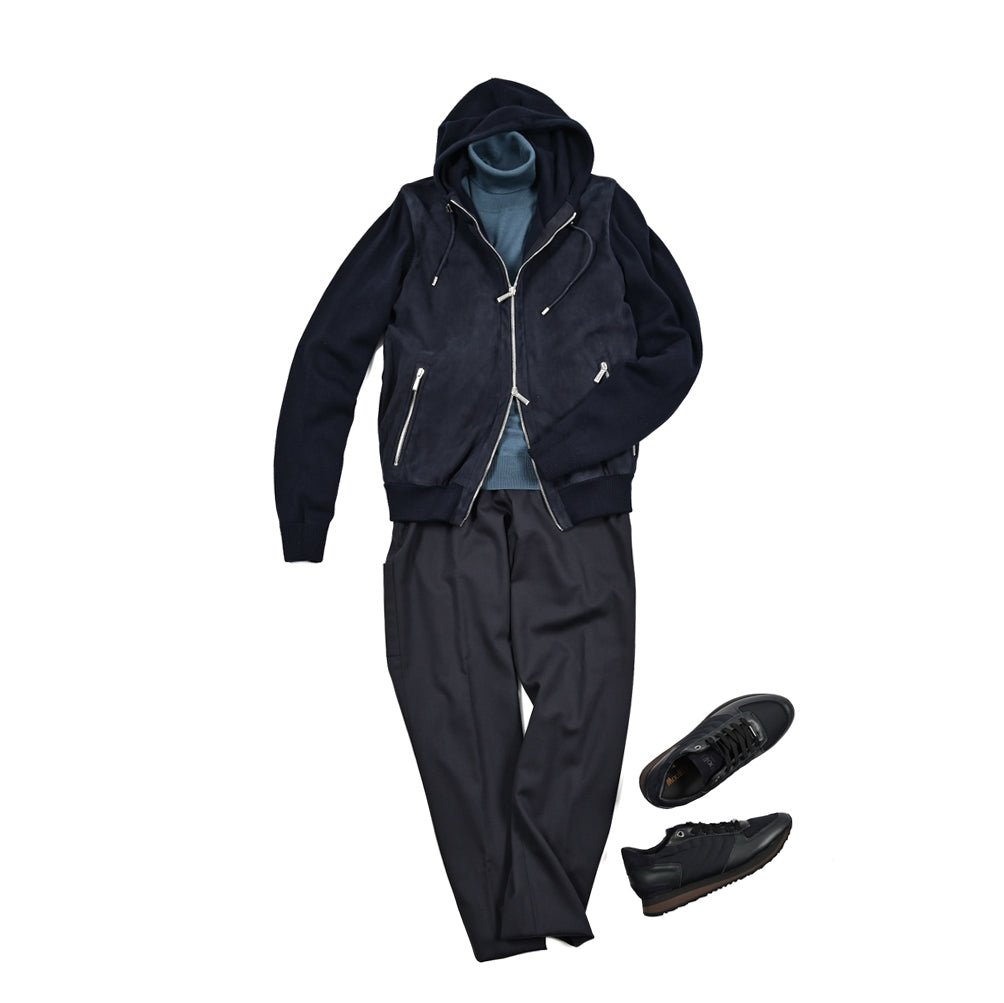 25 - 26AW PT TORINO TRAVELLER "SOFT FIT" 高機能ウール ドローコード付きイージースラックス (TECHNO WASHABLE WOOL)｜426314-44｜GUARDAROBA MILANO OFFICIAL STORE