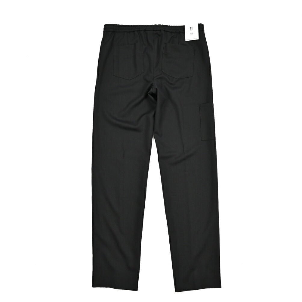 25 - 26AW PT TORINO TRAVELLER "SOFT FIT" 高機能ウール ドローコード付きイージースラックス (TECHNO WASHABLE WOOL)｜426339 - 44｜GUARDAROBA MILANO OFFICIAL STORE