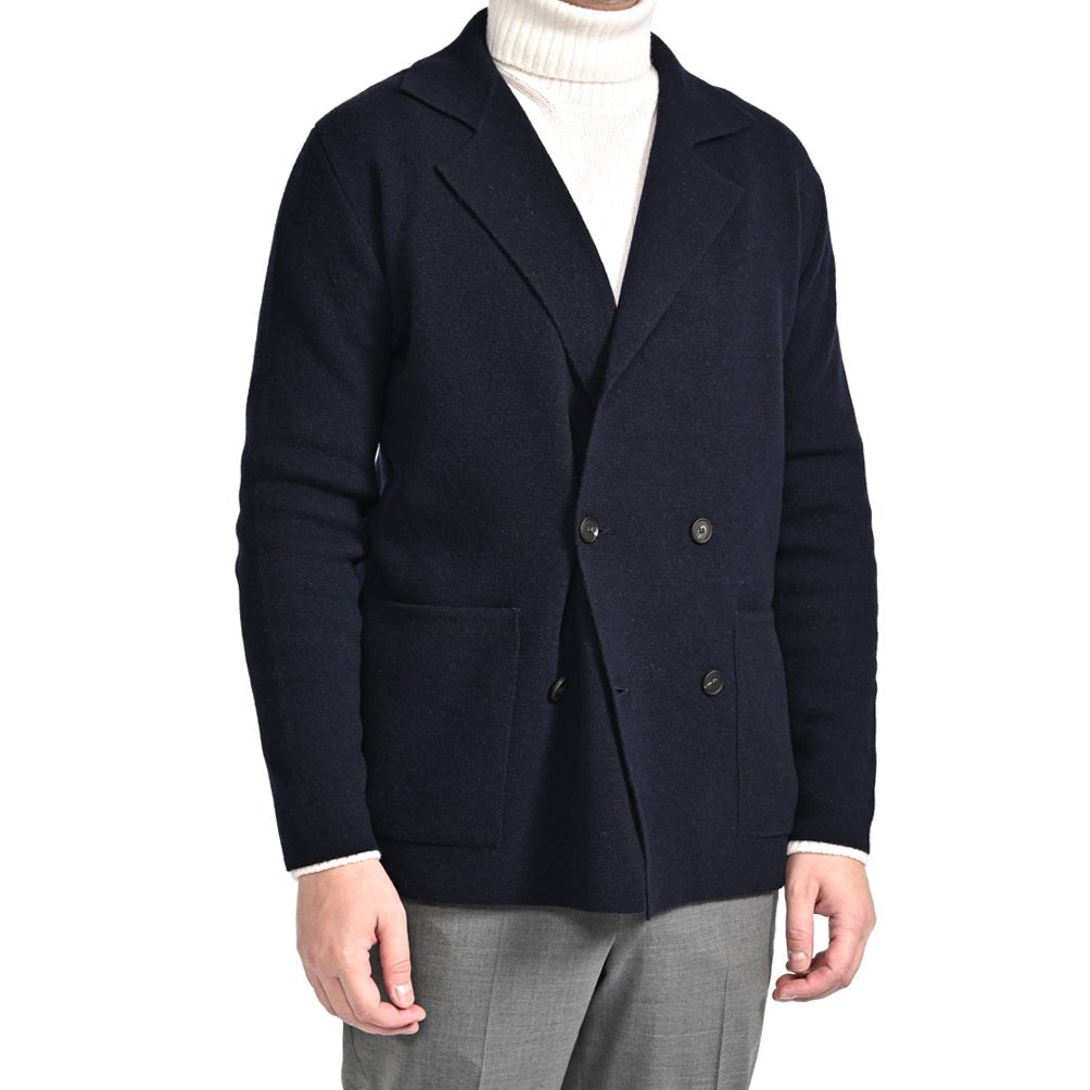 25 - 26AW TAGLIATORE ウールニットジャケット｜426589-44｜GUARDAROBA MILANO OFFICIAL STORE