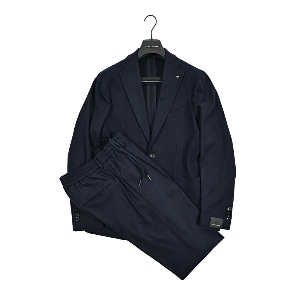 25 - 26AW TAGLIATORE A - DAKAR ウールフランネル 2Bシングルテーラードスーツ｜427126-44｜GUARDAROBA MILANO OFFICIAL STORE