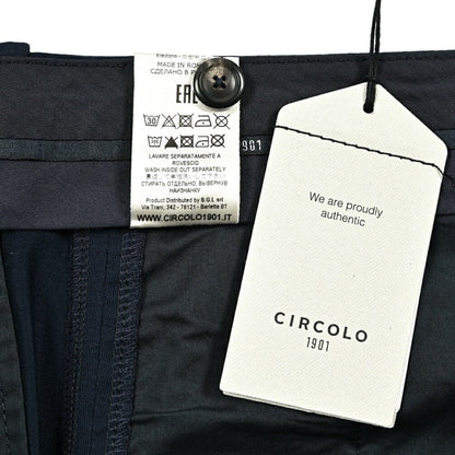 25SS CIRCOLO 1901 ストレッチコットンジャージー ノータックイージースラックス (セットアップ対応)｜417665 - 44｜GUARDAROBA MILANO OFFICIAL STORE