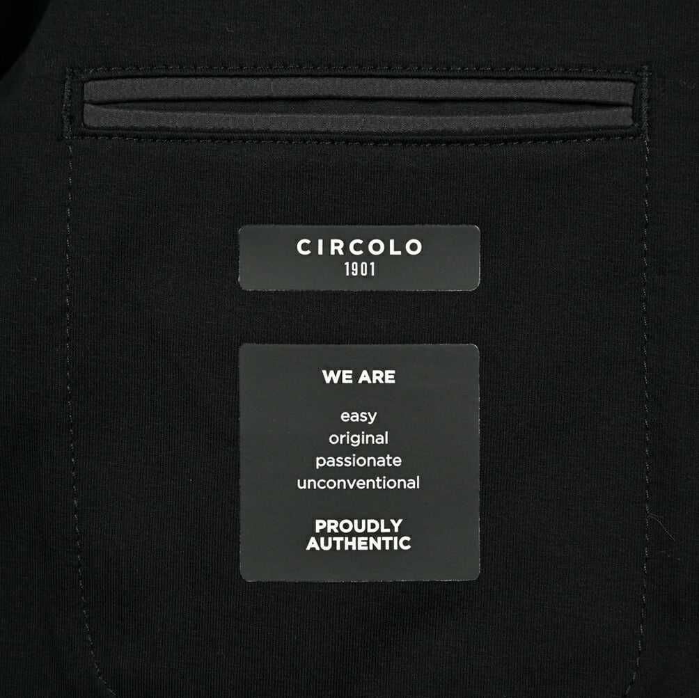 25SS CIRCOLO 1901 ストレッチコットンジャージー 2Bシングルテーラードジャケット (セットアップ対応)｜417689 - 44｜GUARDAROBA MILANO OFFICIAL STORE