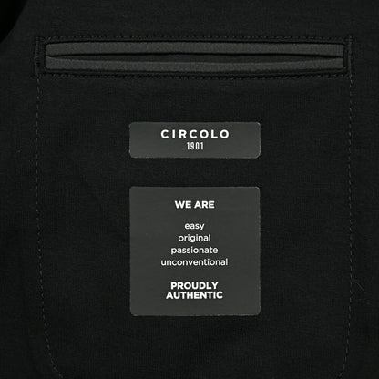 25SS CIRCOLO 1901 ストレッチコットンジャージー 2Bシングルテーラードジャケット (セットアップ対応)｜417689 - 44｜GUARDAROBA MILANO OFFICIAL STORE