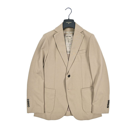 25SS CIRCOLO 1901 ストレッチコットンジャージー 2Bシングルテーラードジャケット (セットアップ対応)｜420503 - 44｜GUARDAROBA MILANO OFFICIAL STORE