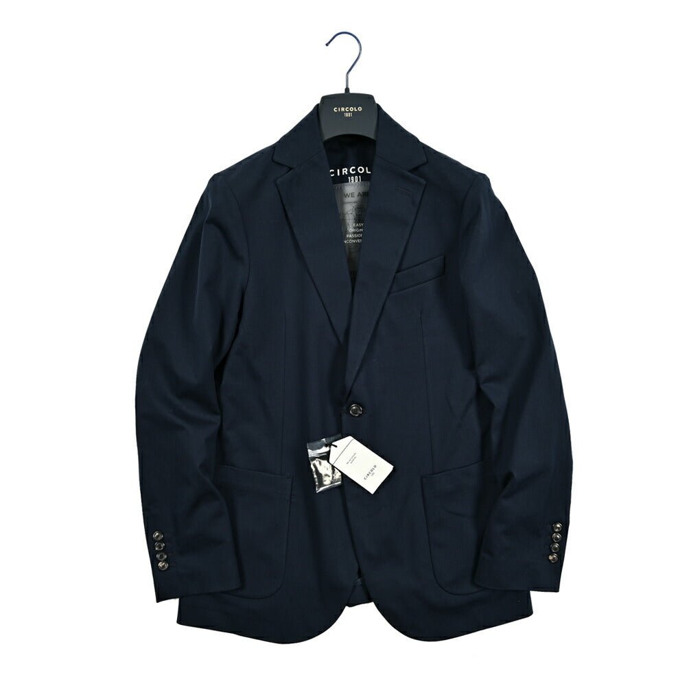 25SS CIRCOLO 1901 ストレッチコットンジャージー 2Bシングルテーラードジャケット (セットアップ対応)｜GUARDAROBA MILANO OFFICIAL STORE