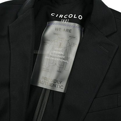 25SS CIRCOLO 1901 ストレッチコットンジャージー 2Bシングルテーラードジャケット (セットアップ対応)｜417689 - 44｜GUARDAROBA MILANO OFFICIAL STORE