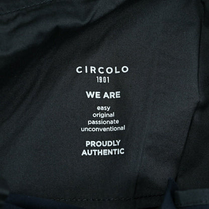 25SS CIRCOLO 1901 ストレッチコットンジャージー ノータックイージースラックス (セットアップ対応)｜417665 - 44｜GUARDAROBA MILANO OFFICIAL STORE