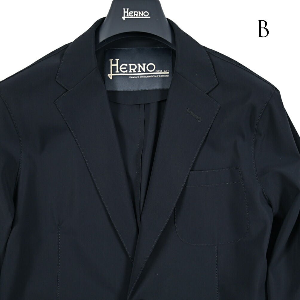 25SS HERNO FIRST - ACT ストレッチナイロン 2Bシングルイージージャケット｜GUARDAROBA MILANO OFFICIAL STORE