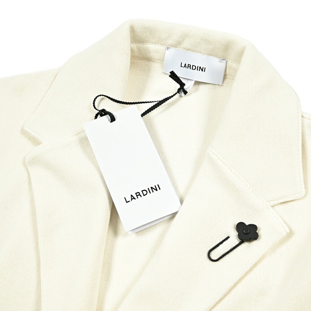 25SS LARDINI コットン100% 2Bシングルニットジャケット｜GUARDAROBA MILANO OFFICIAL STORE