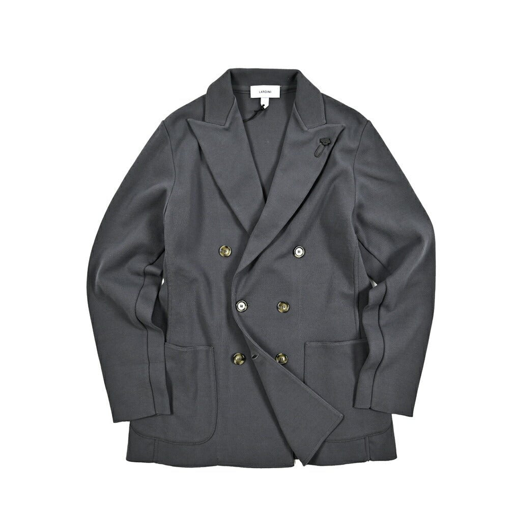 25SS LARDINI コットン100% 6Bダブルニットジャケット｜GUARDAROBA MILANO OFFICIAL STORE