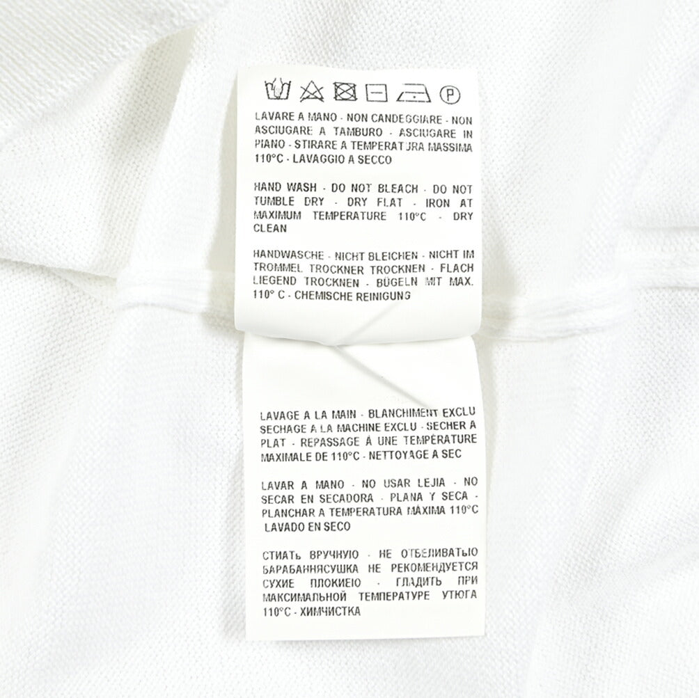 25SS TAGLIATORE コットン100% 半袖ニットスキッパーポロシャツ｜416411｜GUARDAROBA MILANO OFFICIAL STORE