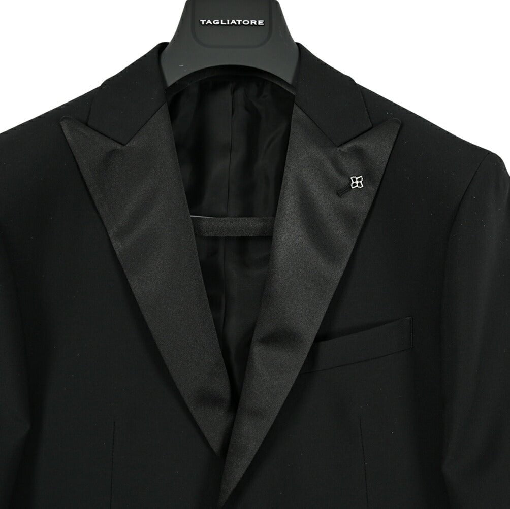 25SS TAGLIATORE ヴァージンウール100% 1Bシングルタキシードスーツ(3ピース)｜GUARDAROBA MILANO OFFICIAL STORE