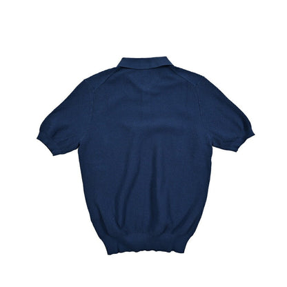 25SS TAGLIATORE コットン100% ワッフル編み半袖ニットポロシャツ｜416412｜GUARDAROBA MILANO OFFICIAL STORE