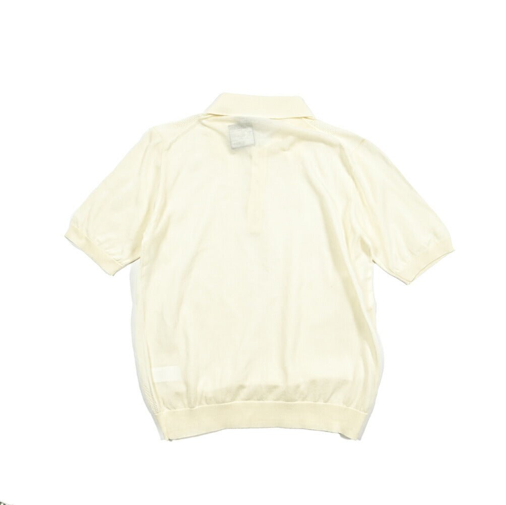 25SS TAGLIATORE コットン100% 半袖ニットポロシャツ｜416417｜GUARDAROBA MILANO OFFICIAL STORE