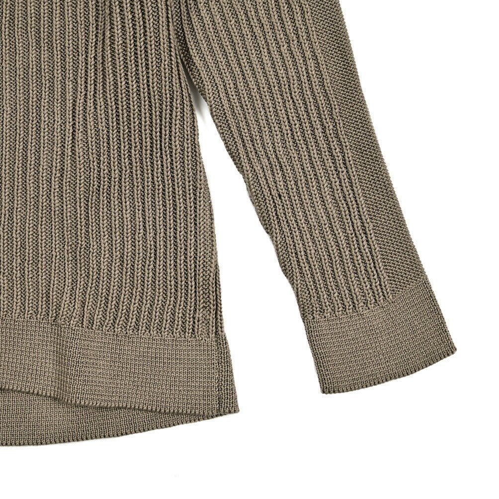 25SS TAGLIATORE コットン100% ラグランニットカーディガン｜GUARDAROBA MILANO OFFICIAL STORE