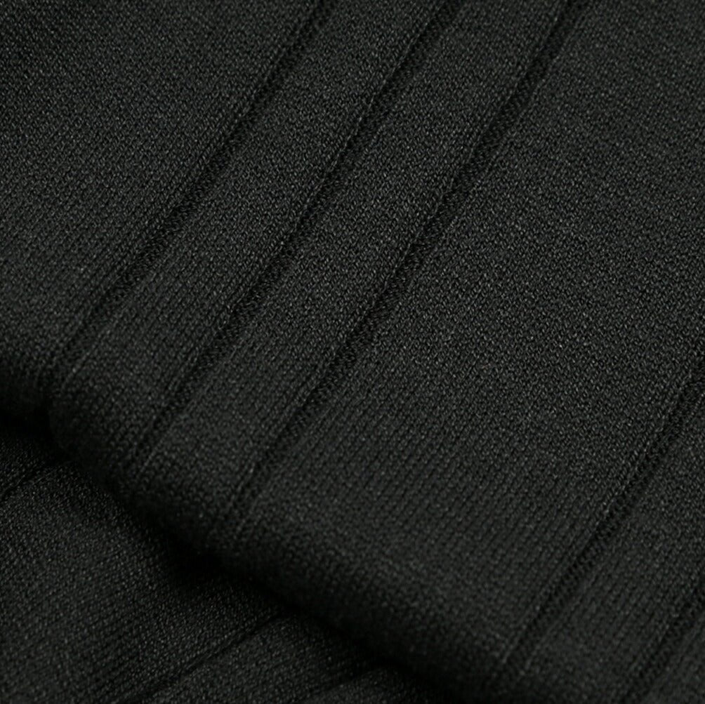 25SS TAGLIATORE シルク100% リブニット半袖スキッパーポロシャツ｜GUARDAROBA MILANO OFFICIAL STORE