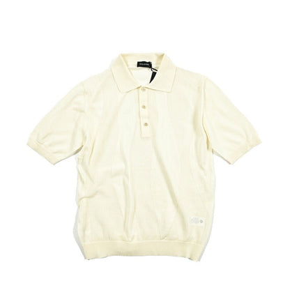 25SS TAGLIATORE コットン100% 半袖ニットポロシャツ｜416417｜GUARDAROBA MILANO OFFICIAL STORE