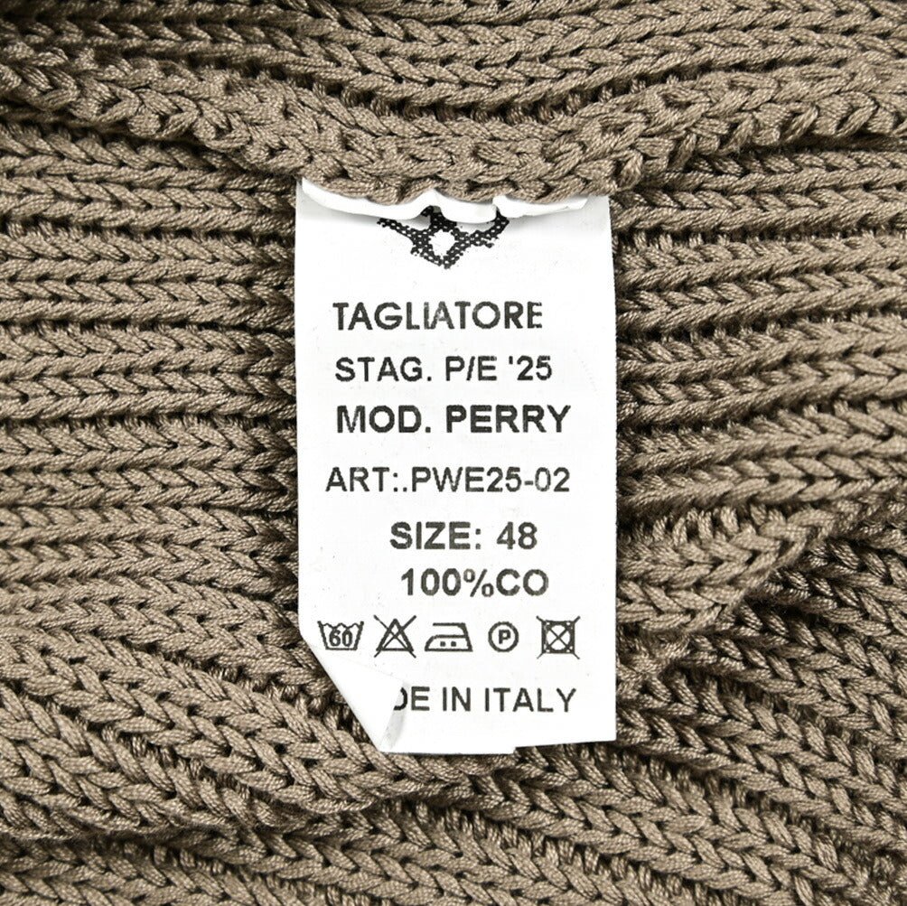 25SS TAGLIATORE コットン100% ラグランニットカーディガン｜GUARDAROBA MILANO OFFICIAL STORE