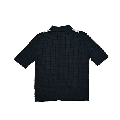 25SS TAGLIATORE コットン100% 半袖ハイゲージ ニットシャツ｜416415｜GUARDAROBA MILANO OFFICIAL STORE