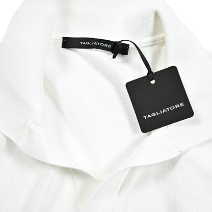 25SS TAGLIATORE コットン100% 半袖ニットスキッパーポロシャツ｜416411｜GUARDAROBA MILANO OFFICIAL STORE