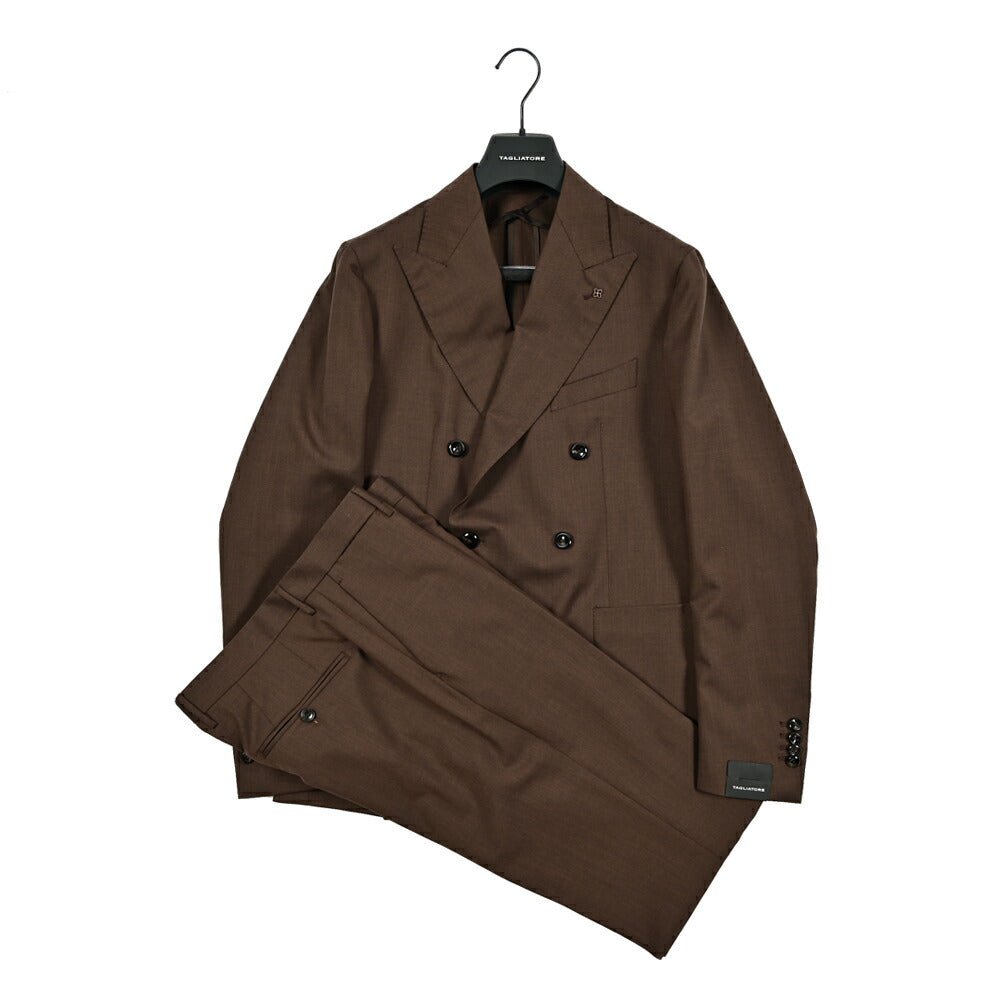 25SS TAGLIATORE ヴァージウール100% 6Bダブルテーラードスーツ｜GUARDAROBA MILANO OFFICIAL STORE