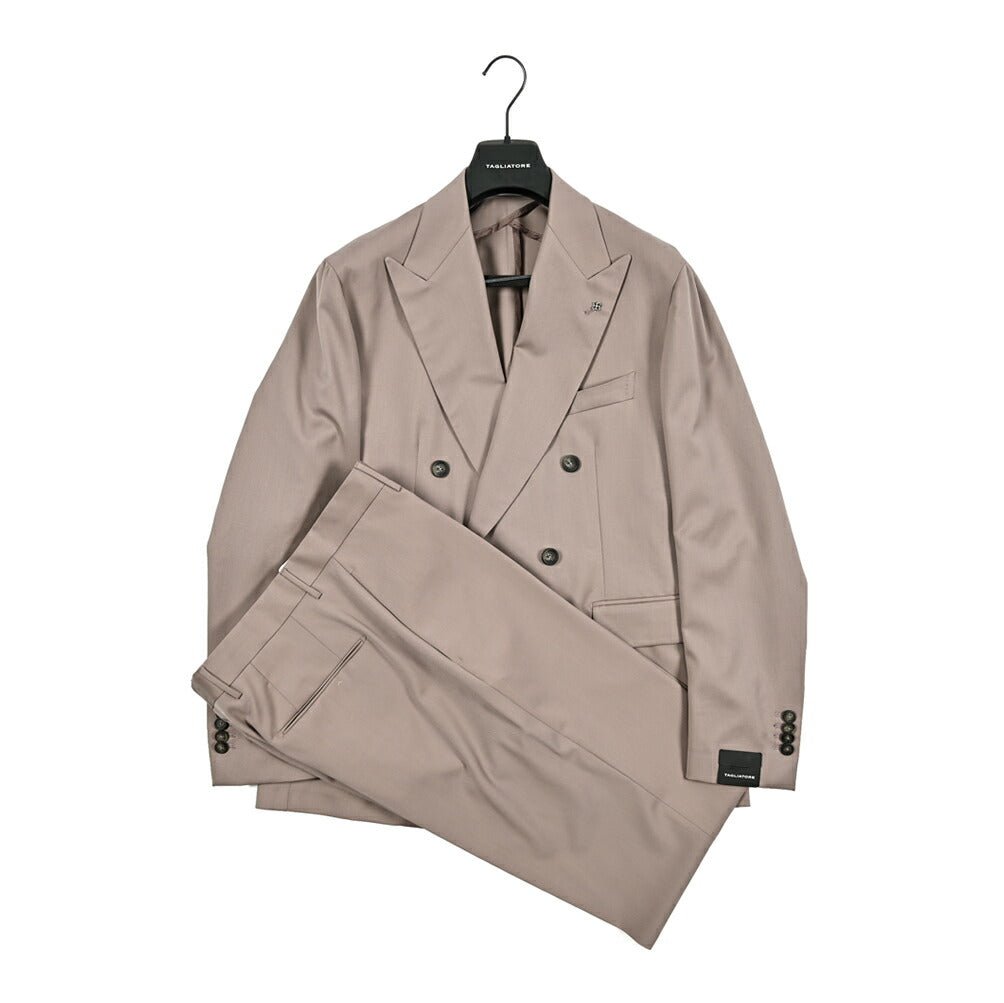 25SS TAGLIATORE ヴァージンウール100% 6Bダブルテーラードスーツ｜GUARDAROBA MILANO OFFICIAL STORE