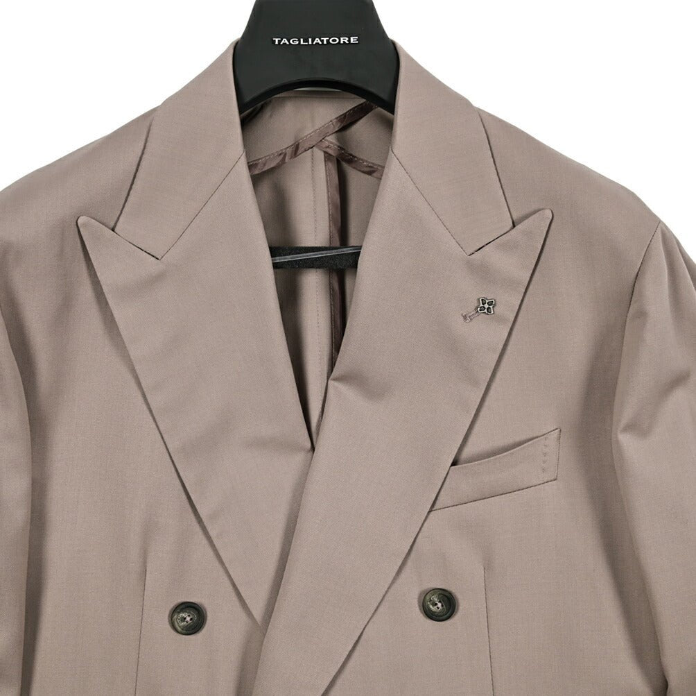 25SS TAGLIATORE ヴァージンウール100% 6Bダブルテーラードスーツ｜GUARDAROBA MILANO OFFICIAL STORE