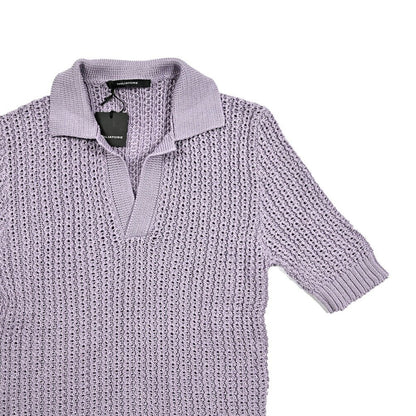 25SS TAGLIATORE コットン100% 半袖ニットスキッパーポロシャツ｜416399｜GUARDAROBA MILANO OFFICIAL STORE