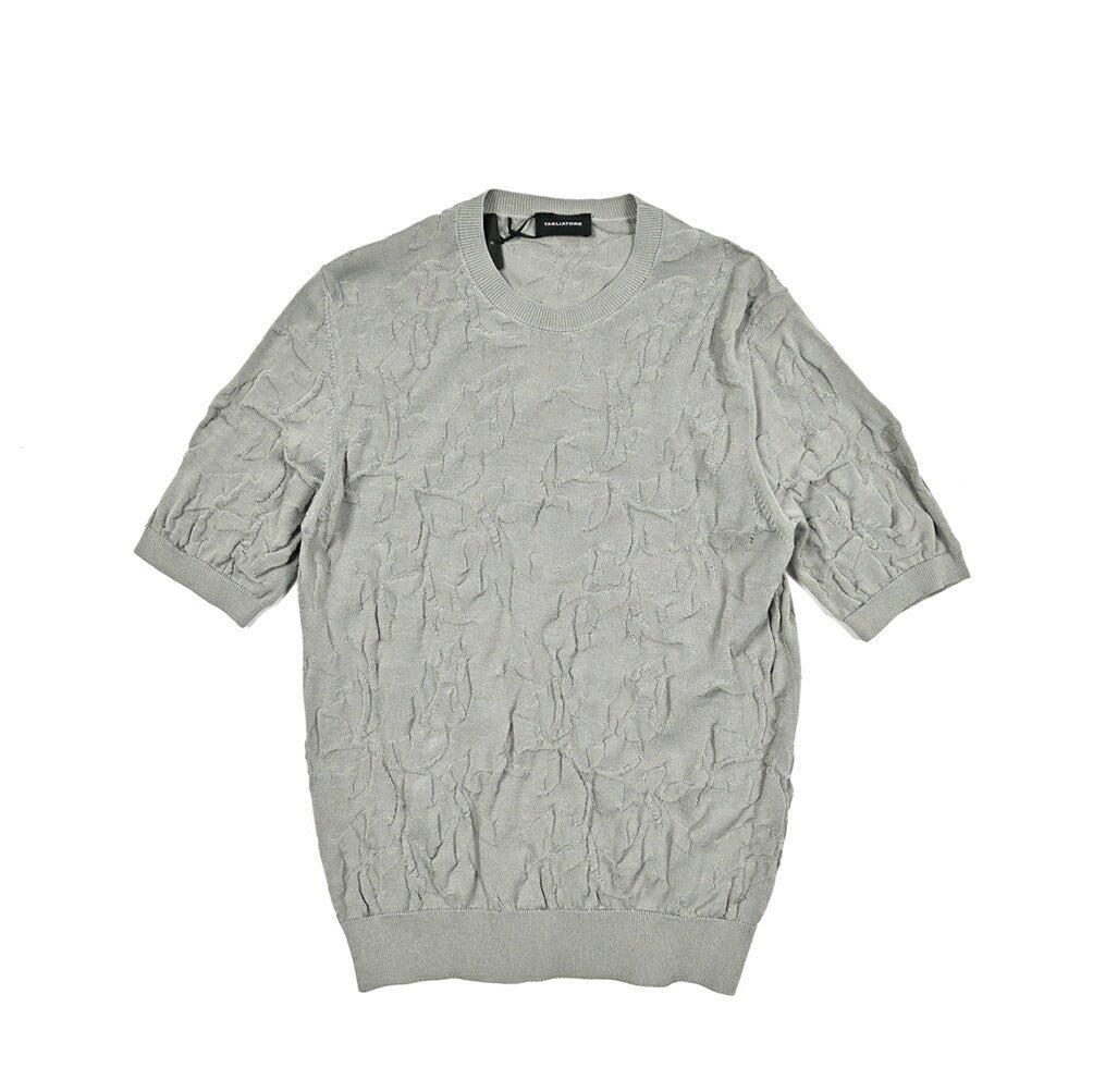 25SS TAGLIATORE コットン100% 半袖ニットTシャツ｜416319｜GUARDAROBA MILANO OFFICIAL STORE