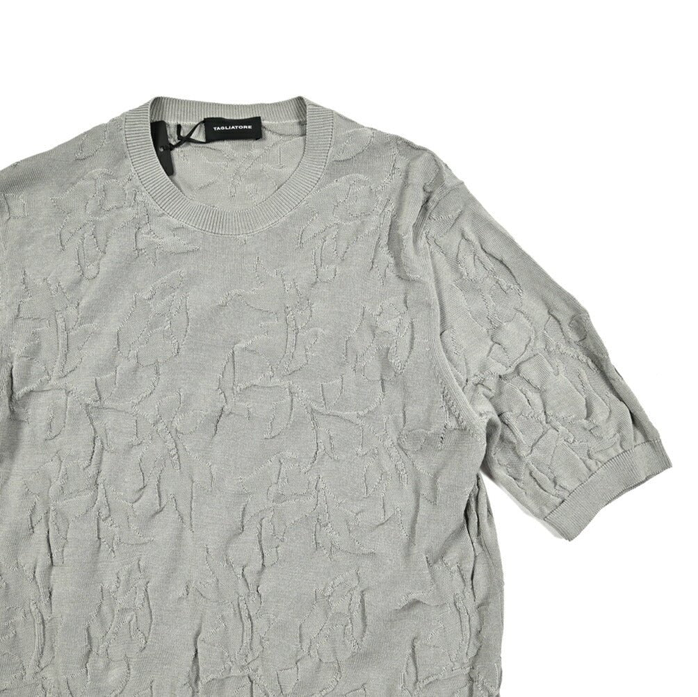 25SS TAGLIATORE コットン100% 半袖ニットTシャツ｜416319｜GUARDAROBA MILANO OFFICIAL STORE