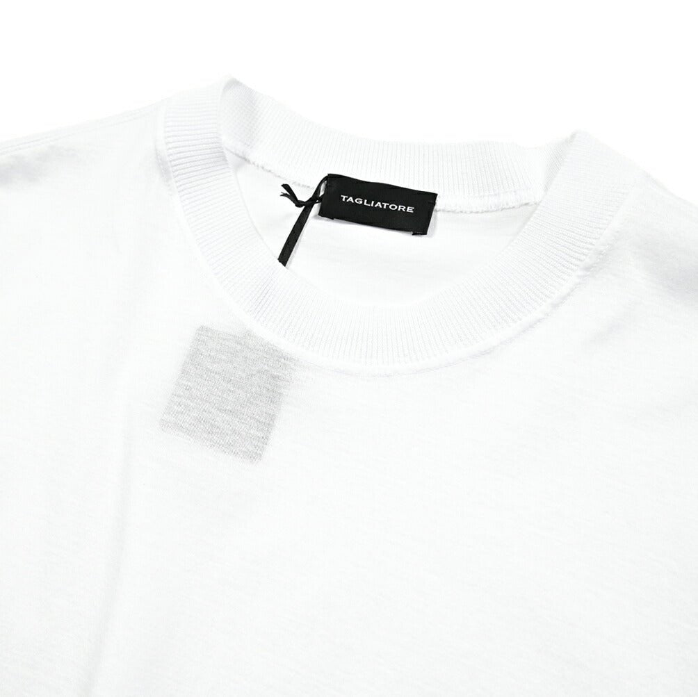 25SS TAGLIATORE コットン100% 半袖ニットTシャツ｜416327｜GUARDAROBA MILANO OFFICIAL STORE