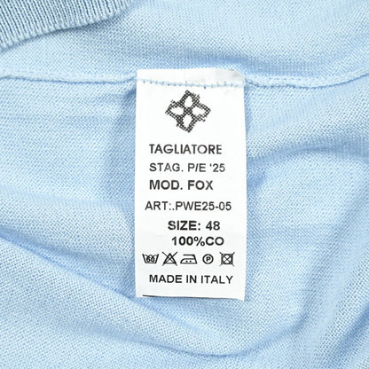 25SS TAGLIATORE コットン100% 半袖ニットTシャツ｜416405｜GUARDAROBA MILANO OFFICIAL STORE