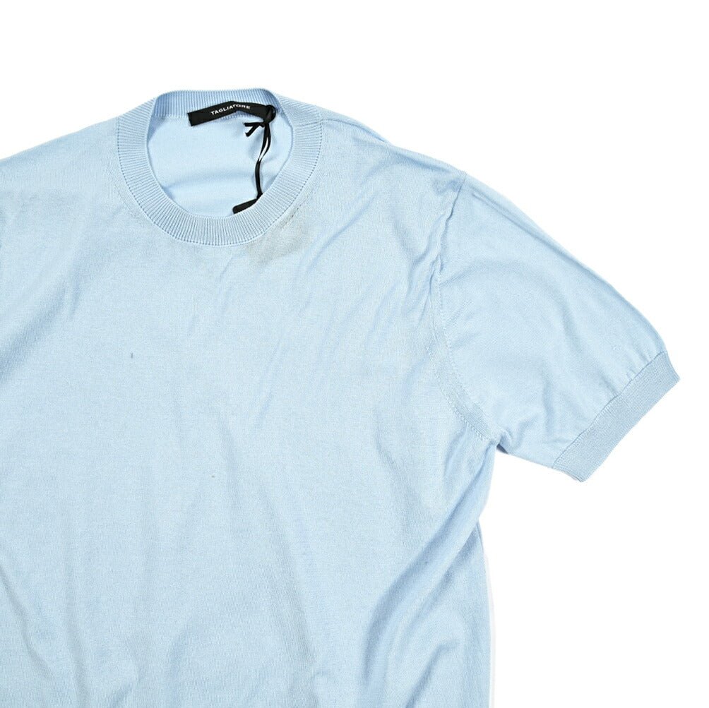 25SS TAGLIATORE コットン100% 半袖ニットTシャツ｜416405｜GUARDAROBA MILANO OFFICIAL STORE