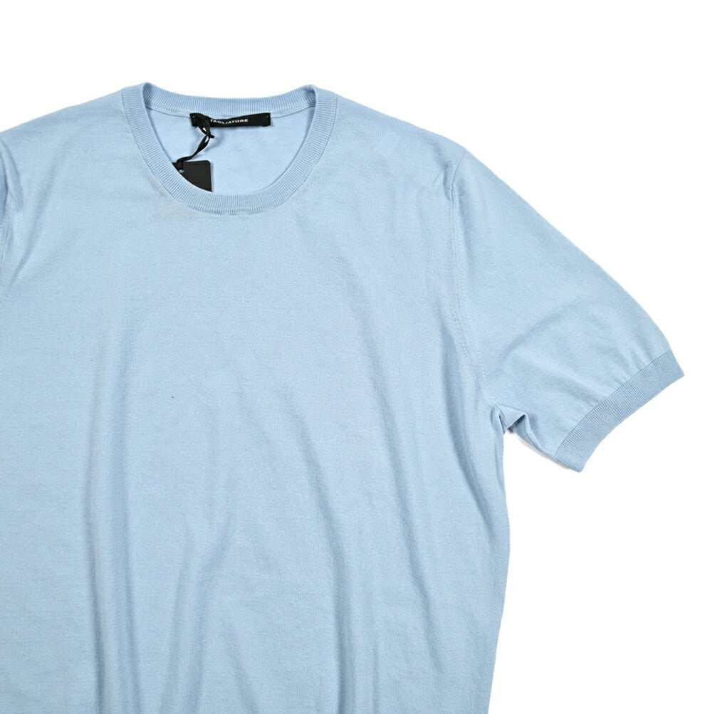 25SS TAGLIATORE コットン100% 半袖ニットTシャツ｜416401｜GUARDAROBA MILANO OFFICIAL STORE