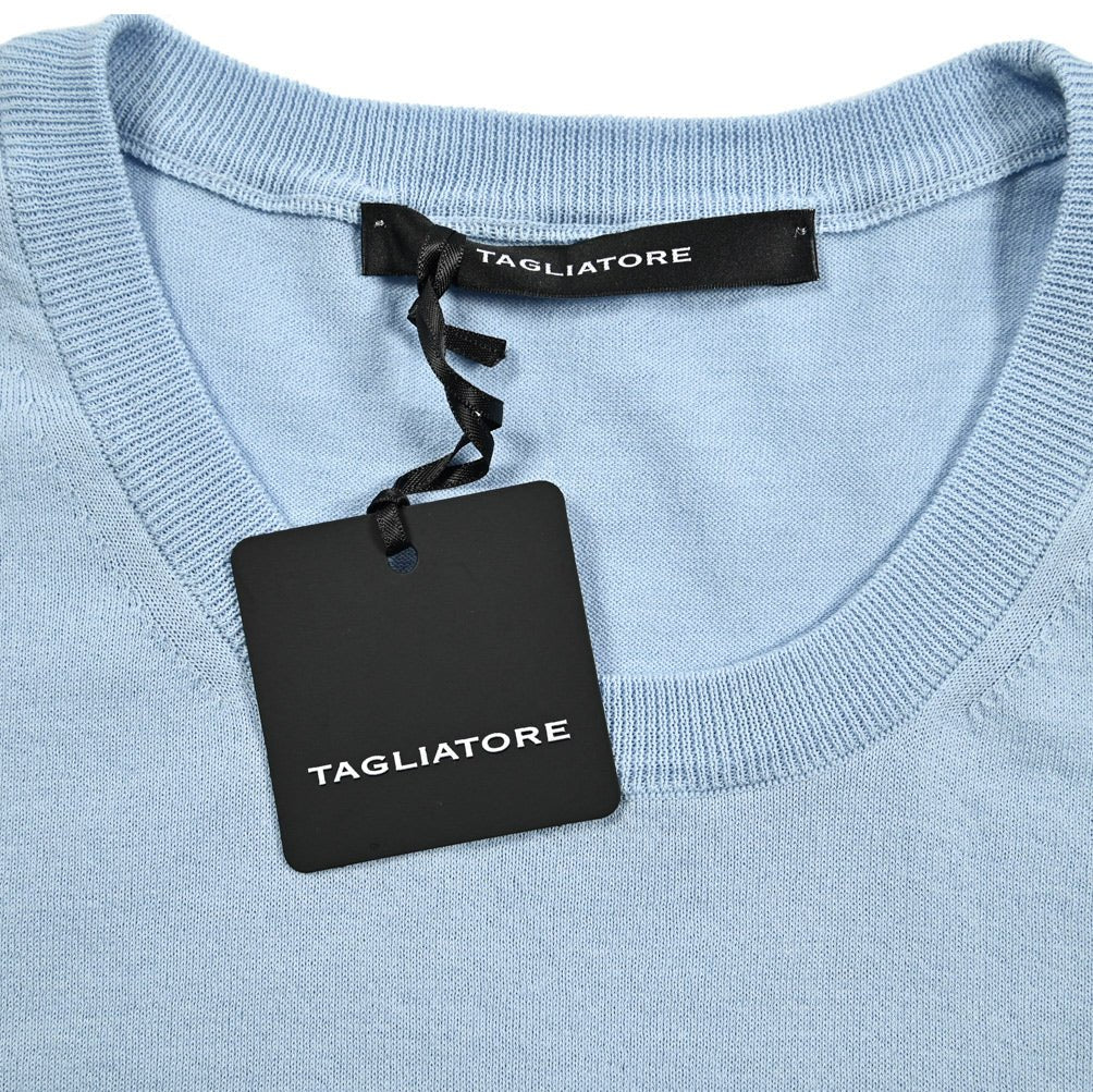 25SS TAGLIATORE コットン100% 半袖ニットTシャツ｜416401｜GUARDAROBA MILANO OFFICIAL STORE