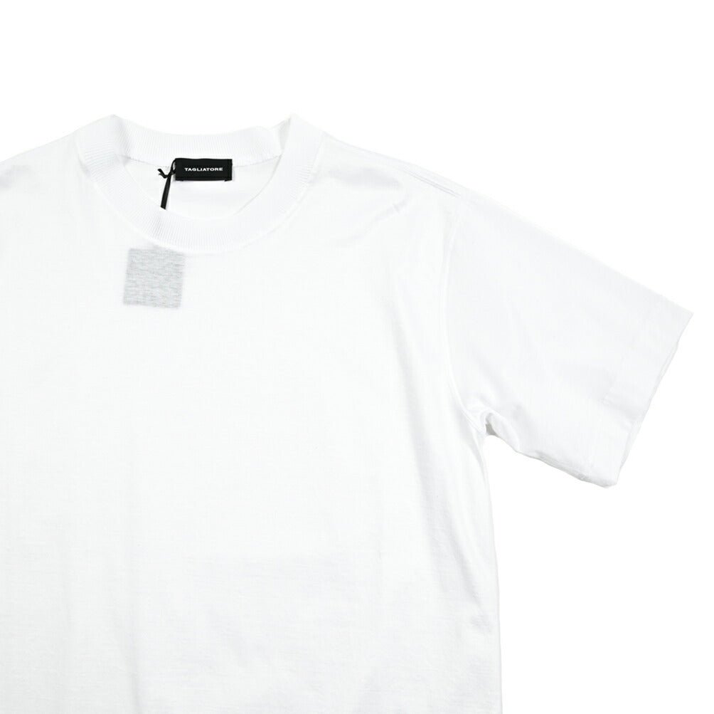 25SS TAGLIATORE コットン100% 半袖ニットTシャツ｜416327｜GUARDAROBA MILANO OFFICIAL STORE