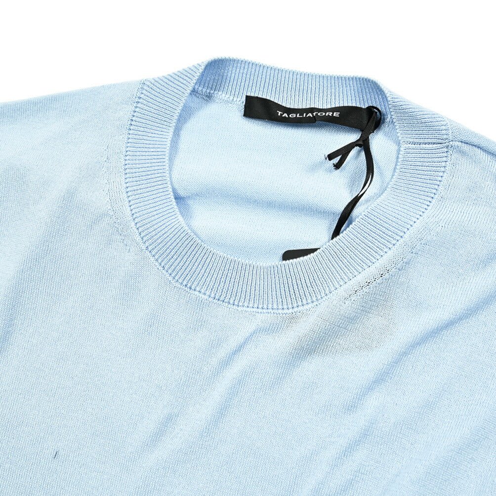 25SS TAGLIATORE コットン100% 半袖ニットTシャツ｜416405｜GUARDAROBA MILANO OFFICIAL STORE